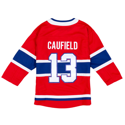 CHANDAIL OFFICIEL CANADIENS DE MONTRÉAL COLE CAUFIELD BRODÉS ENFANT