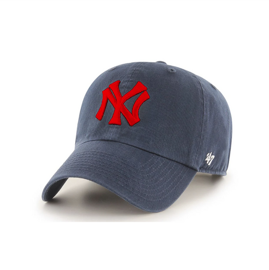 CASQUETTE CLEAN UP MLB YANKEES NAVY/ROUGE