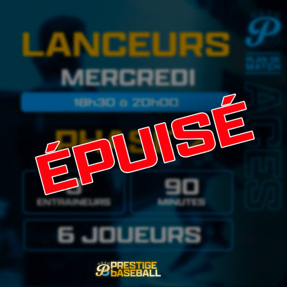 PHASE 2 : CLINIQUE ACES (LANCEURS) - MERCREDI 18H30 À 20H00 (90MIN)