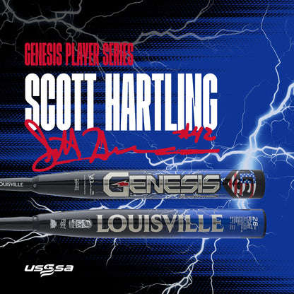 BÂTON DE SOFTBALL GENESIS SCOTT HARTLING 2PC ENDLOAD USSSA 2025