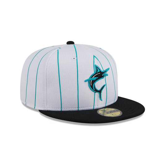 CASQUETTE 59FIFTY MLB BATTING PRACTICE 2024 MARLINS