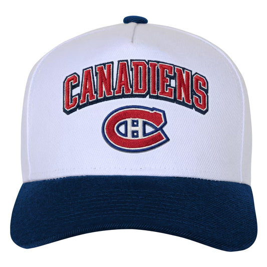 CASQUETTE NHL CANADIENS ENFANT BLANCHE/NAVY