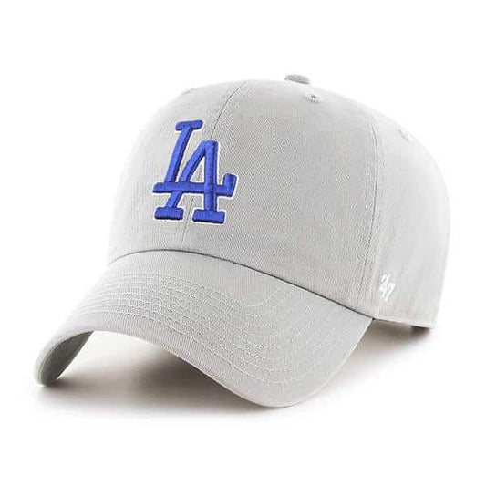 CLEAN UP MLB DODGERS GRAY CAP