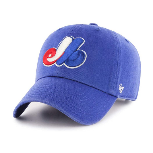 CLEAN UP CAP MLB EXPOS COOPERSTOWN ROYAL