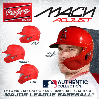 Mlb Players Mlb Helmets With Face Guard MACH ADJUST ADJEXT MAT